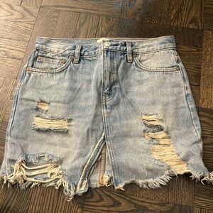 We the free denim skirt